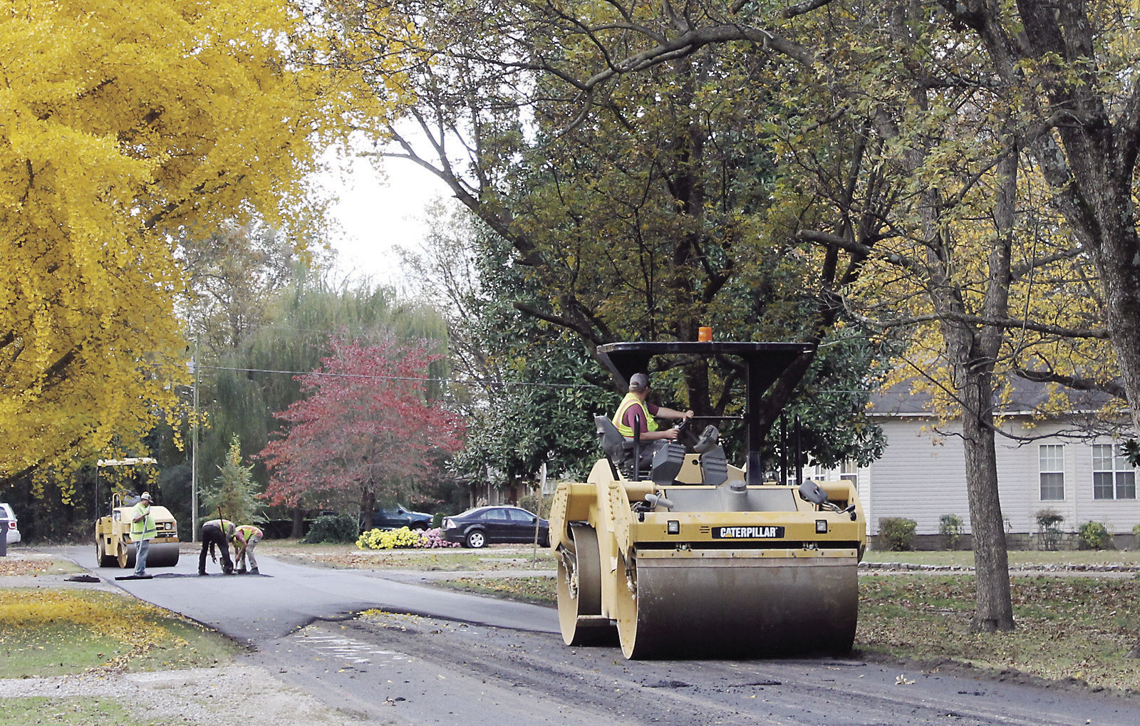 Paving underway in Walnut Ridge